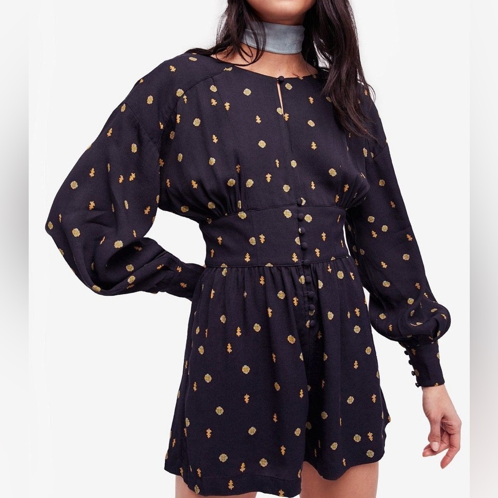 Free People Love Grows Geometric Playsuit - Picture 7 of 10